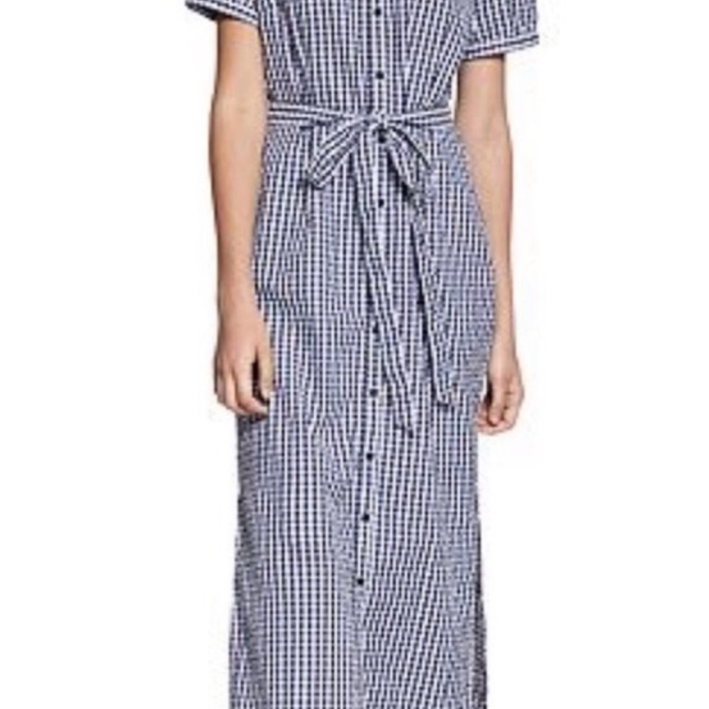 Sanctuary Navy Checkered Maxi Dress